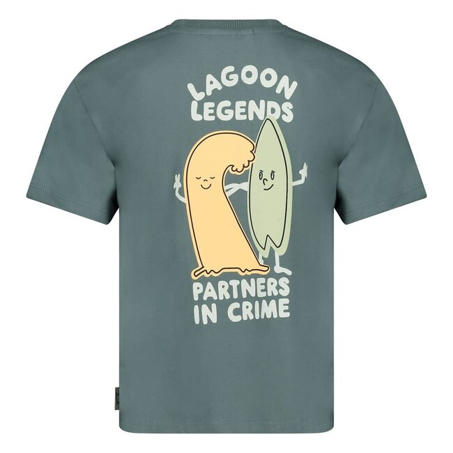 Sturdy - T-shirt Oversized Petrol - Lagoon Legends