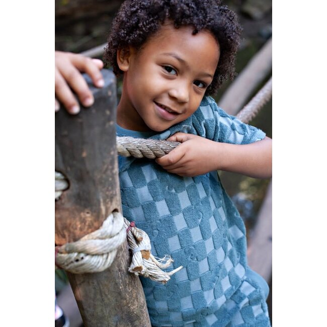 Sturdy - T-shirt Ruit Badstof Petrol - Lagoon Legends