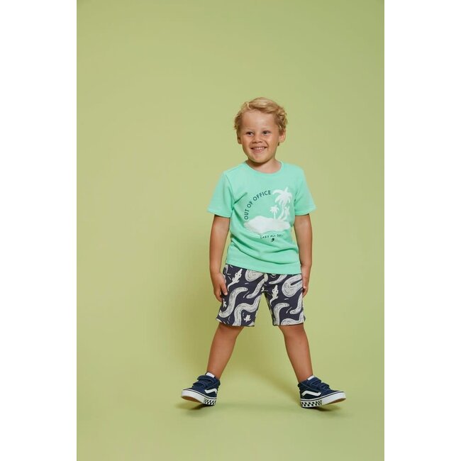 Sturdy - Short AOP Indigo - Lagoon Legends