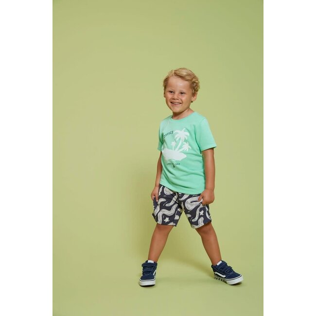 Sturdy - Short AOP Indigo - Lagoon Legends