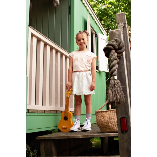 Jubel - Pailetten Rok Lichtroze - Lazy Lagoon