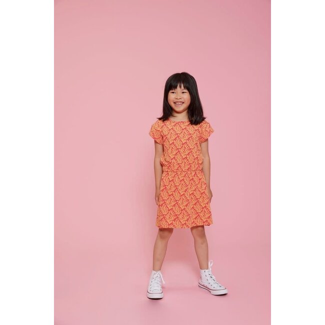 Jubel - Jurk AOP Fuchsia - Lazy Lagoon