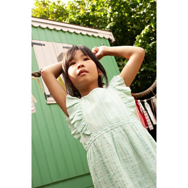 Jubel - Jurk Mousseline Mint - Lazy Lagoon