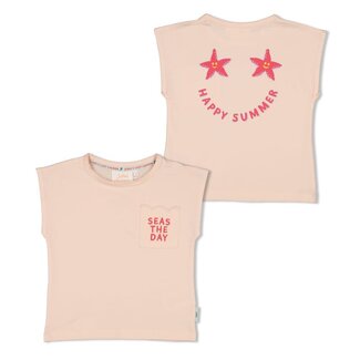 Jubel Jubel - T-shirt met Backprint Lichtroze - Lazy Lagoon