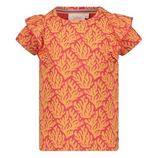 Jubel Jubel - T-shirt AOP Fuchsia - Lazy Lagoon