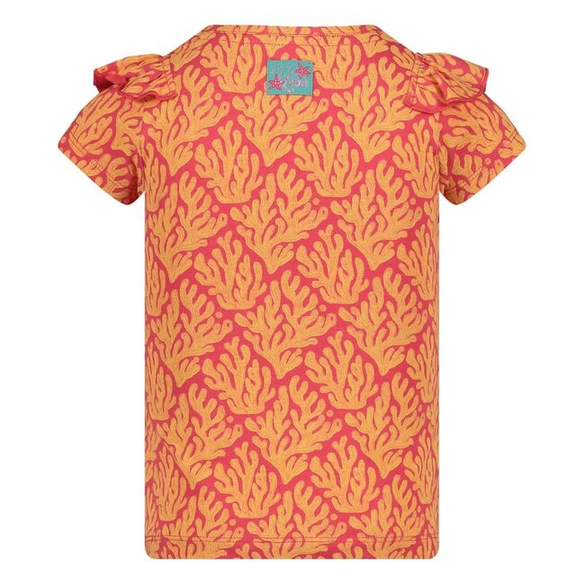 Jubel - T-shirt AOP Fuchsia - Lazy Lagoon