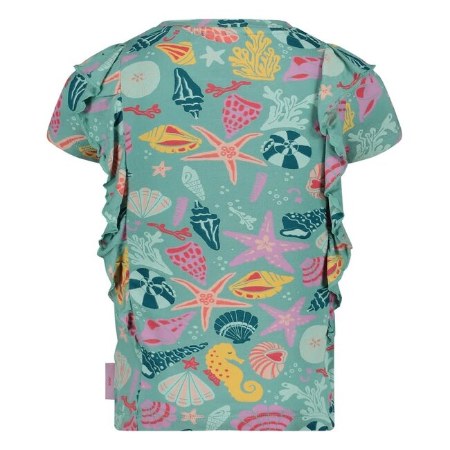 Jubel - T-shirt AOP Jade Groen - Lazy Lagoon