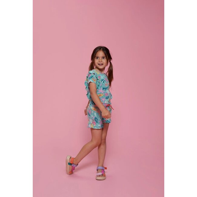 Jubel - T-shirt AOP Jade Groen - Lazy Lagoon