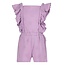 Jubel - Jumpsuit Kort Broderie Anglaise Violet - Lazy Lagoon