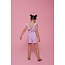 Jubel - Jumpsuit Kort Broderie Anglaise Violet - Lazy Lagoon