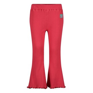 Jubel Jubel - Flared Broek Pointelle Rib Fuchsia - Lazy Lagoon