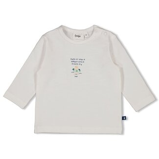 Feetje Feetje - Longsleeve Offwhite - Seaside Happiness