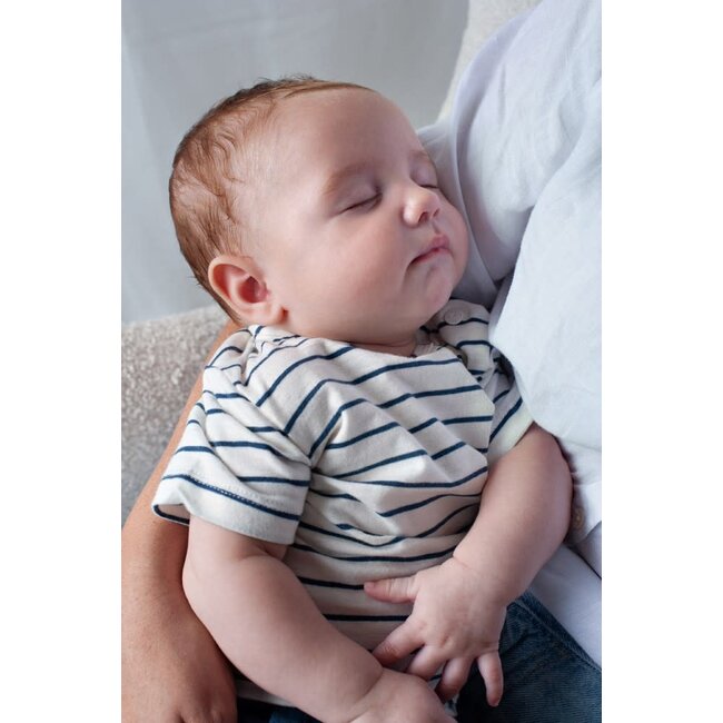 Feetje - T-shirt Streep Offwhite - Seaside Happiness