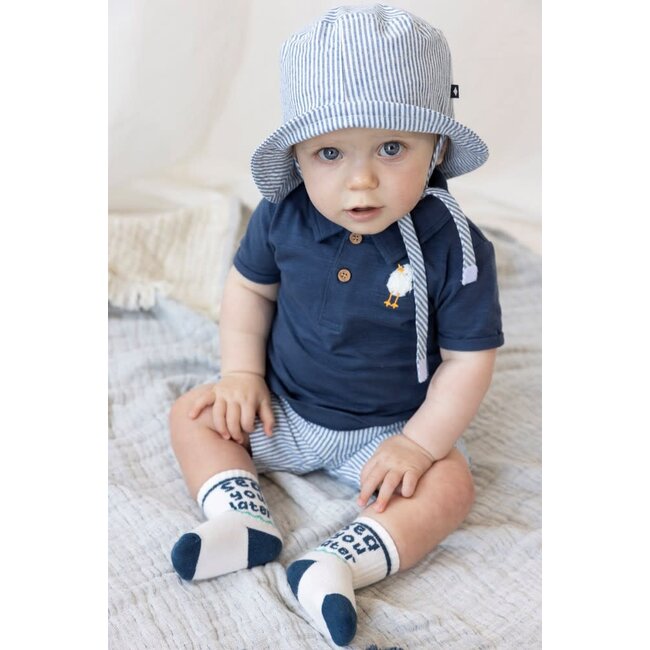 Feetje - Polo Indigo - Seaside Happiness