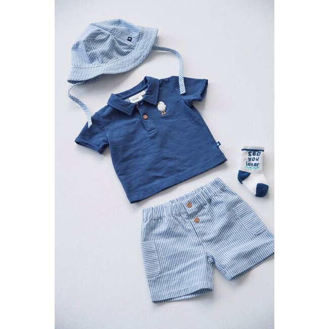 Feetje - Polo Indigo - Seaside Happiness