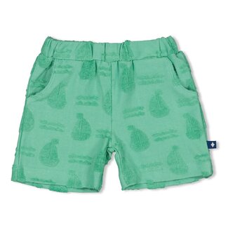 Feetje Feetje - Short AO Badstof Groen - Seaside Happiness