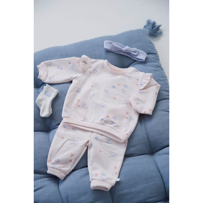 Feetje - Sweater AOP Relaxed Fit Lichtroze - Sea La Vie