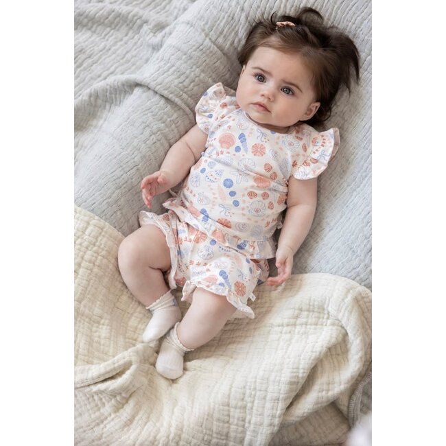 Feetje - Short AOP Lichtroze - Sea La Vie