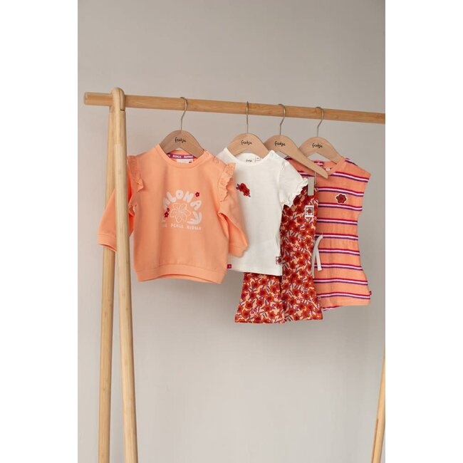 Feetje - T-shirt Wit - Love Peace Aloha