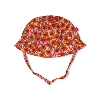 Feetje Feetje - Mutsje AOP Perzik - Love Peace Aloha