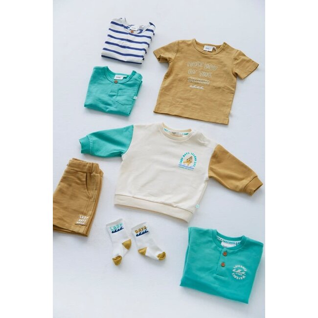 Feetje - T-shirt Aqua - Lazy Days