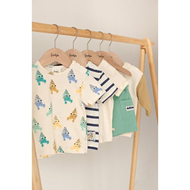 Feetje - T-shirt Offwhite - Lazy Days