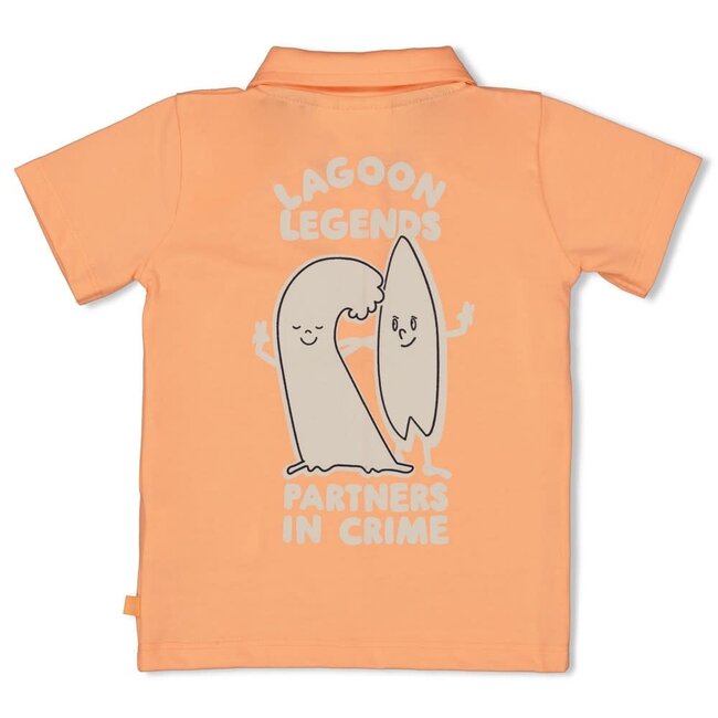 Feetje - Polo Neon Oranje - Lagoon Legends