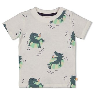 Feetje Feetje - T-shirt AOP Wit - Lagoon Legends