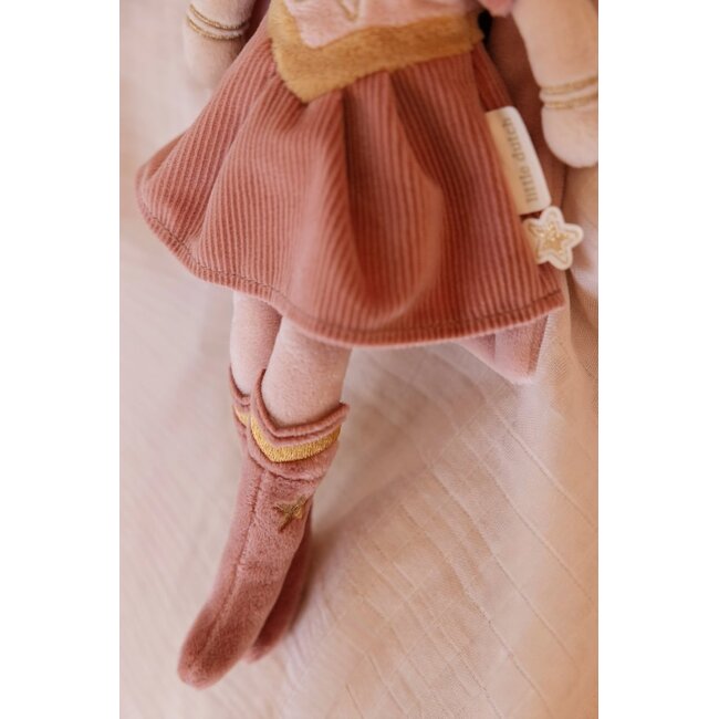 Little Dutch - Knuffelpop Super Hero Rosa 35 cm