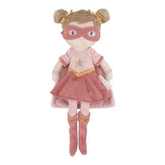 Little Dutch Little Dutch - Knuffelpop Super Hero Rosa 35 cm