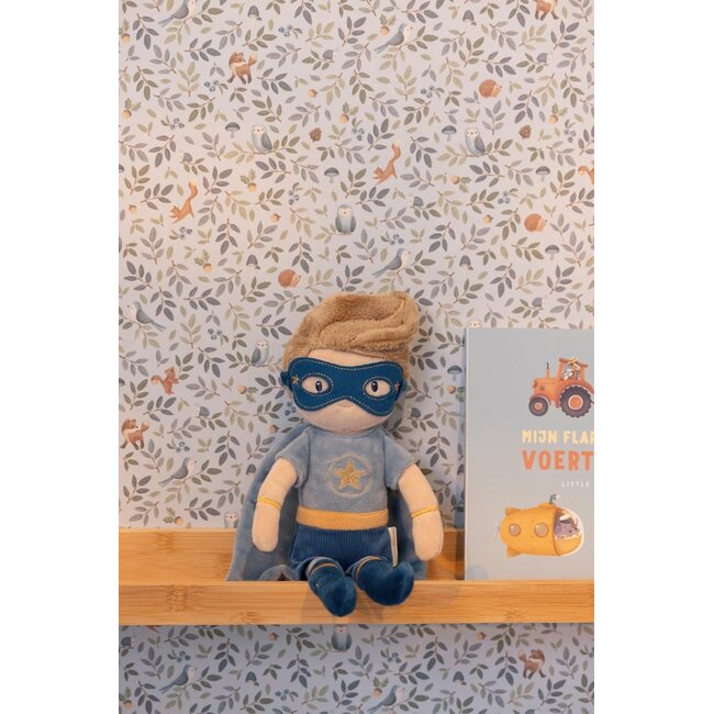 Little Dutch - Knuffelpop Super Hero Jim 35 cm