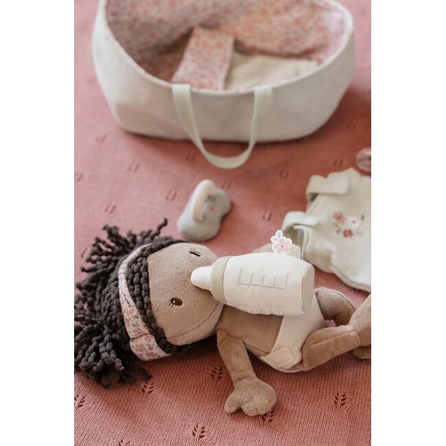 Little Dutch - Babypop in Mandje Evi 30 cm
