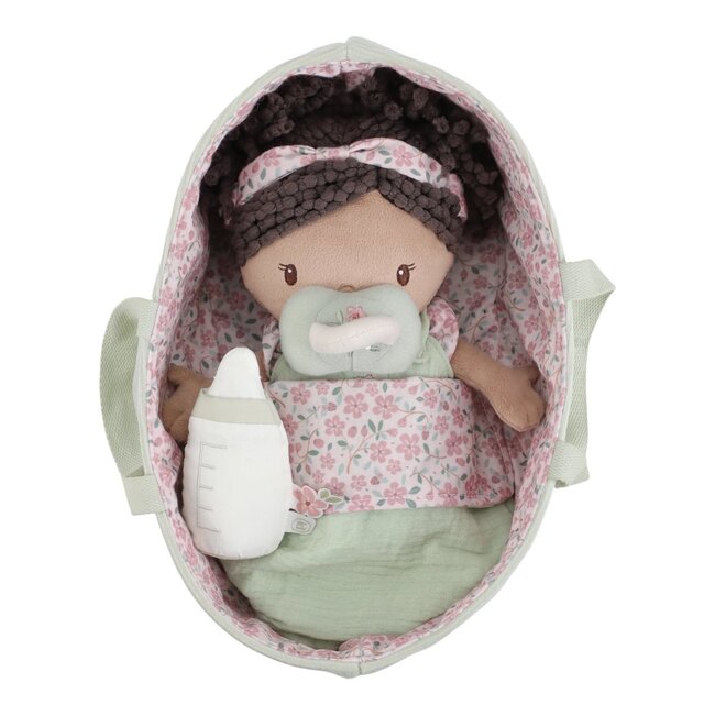 Little Dutch - Babypop in Mandje Evi 30 cm