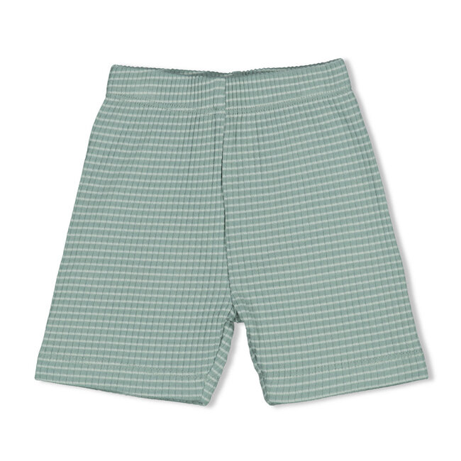 Feetje - Baby Shortama Wafel Zomer Pyjama - Zeegroen