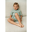 Feetje - Shortama Wafel Zomer Pyjama - Zeegroen