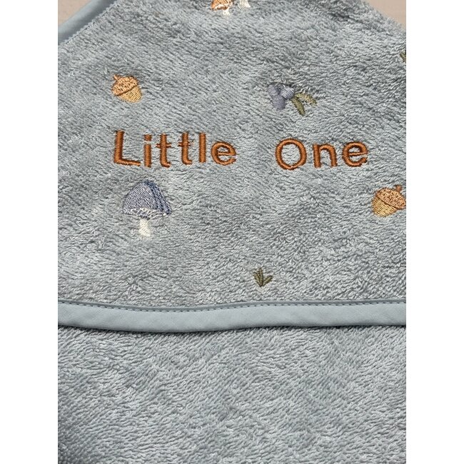 Little Dutch - Badcape Geborduurd - Forrest Blue