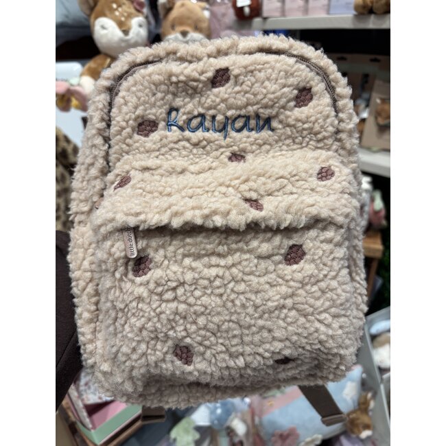 Little Dutch - Teddy Rugzakje - Taupe