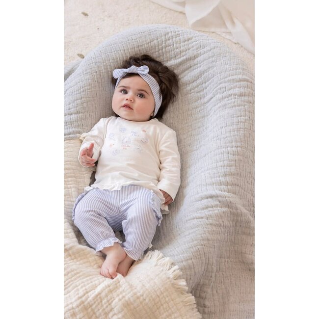 Feetje - Broek Crinkle Streep Lavendel - Sea La Vie
