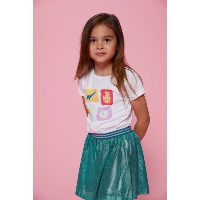 Jubel - T-shirt Wit - Lazy Lagoon