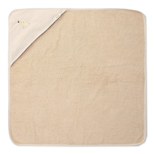 Little Dutch - Badcape Beige Baby Bunny - Newborn Naturals