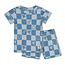 Feetje - Shortama Zomer Pyjama Chase Check - Blauw - Premium Summerwear