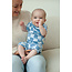 Feetje - Baby Shortama Zomer Pyjama Chase Check - Blauw - Premium Summerwear