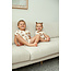 Feetje - Baby Shortama Zomer Pyjama Cosy Crumbs - Offwhite - Premium Summerwear