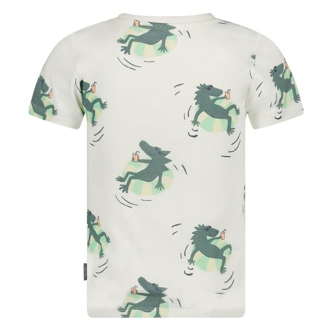 Sturdy - T-shirt AOP Wit - Lagoon Legends