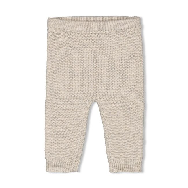 Feetje - Broek Gebreid Taupe Melange - The Knits