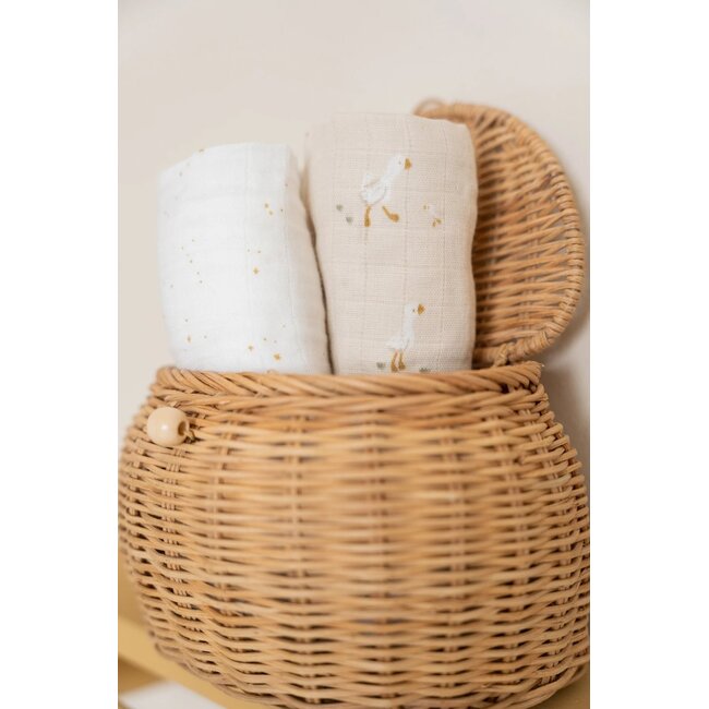 Little Dutch - Swaddle Doeken Hydrofiel - Little Goose