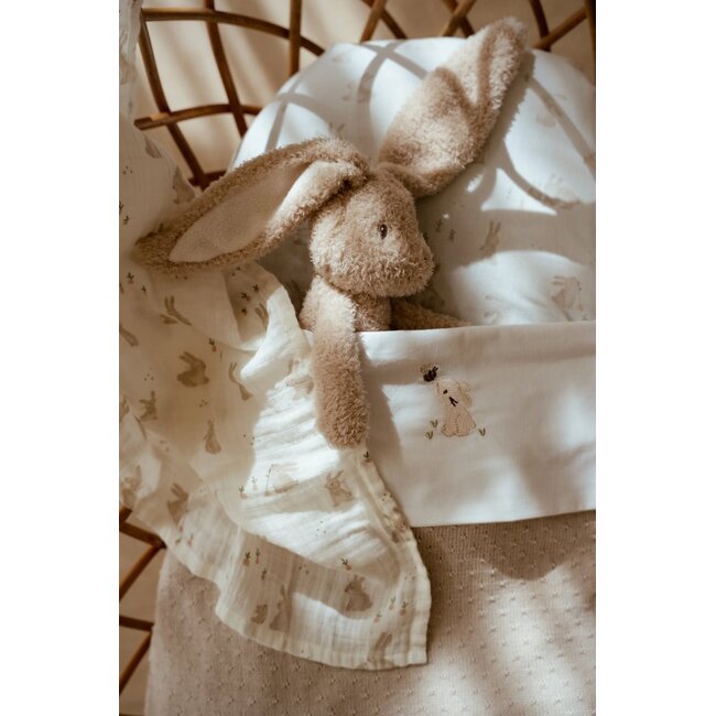 Little Dutch - Wieglaken Geborduurd - Baby Bunny