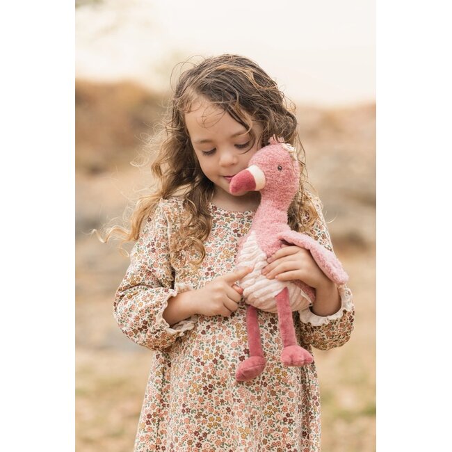 Little Dutch - Knuffel Flamingo - Safari Friends