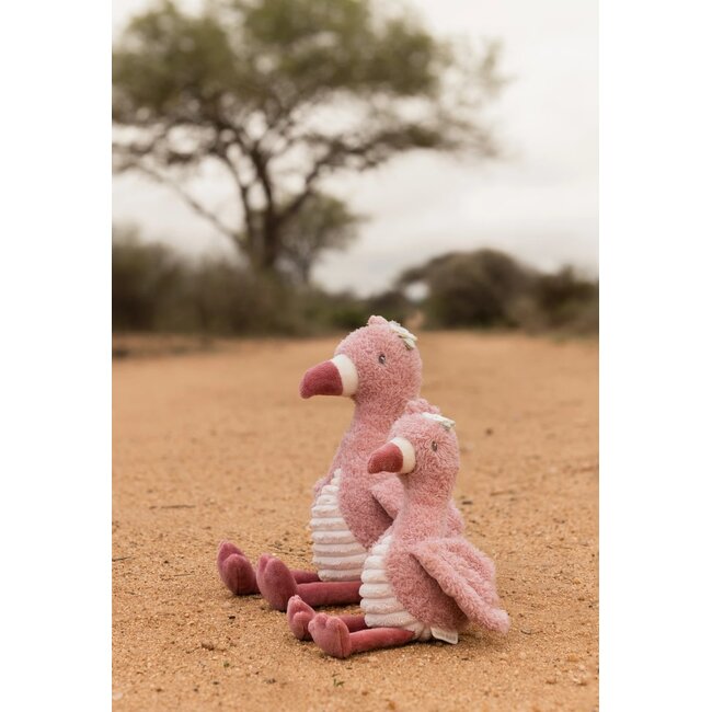 Little Dutch - Knuffel Flamingo - Safari Friends