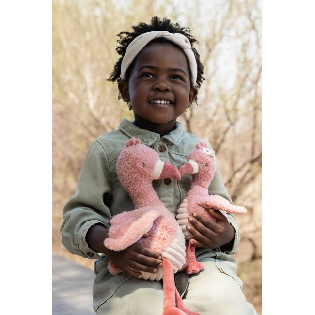 Little Dutch - Knuffel Flamingo - Safari Friends